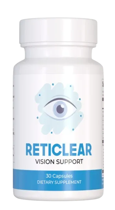 Reticlear supplement 1 bottle displayed in special offer
